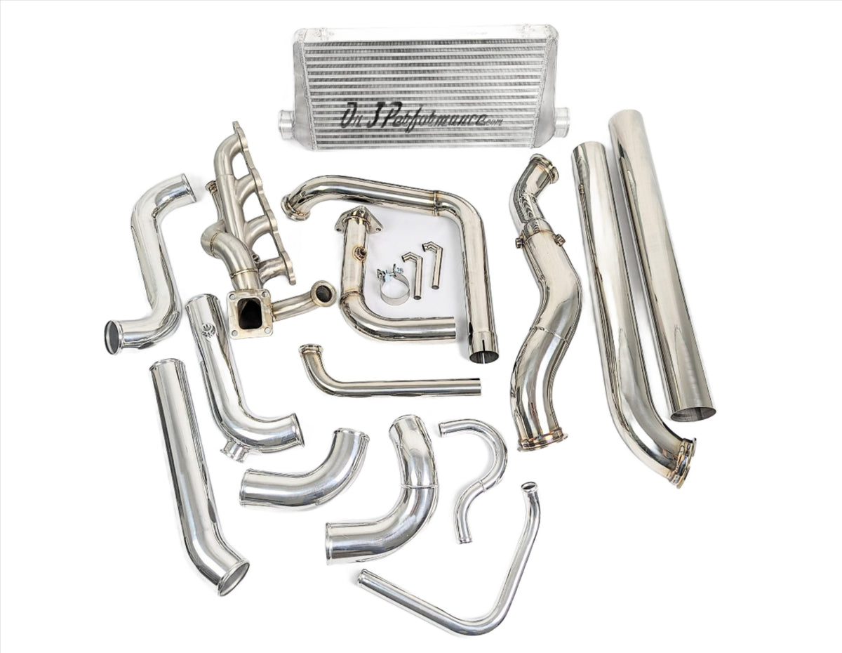 (2007-2013) Chevy & GMC Silverado / Sierra 1500 Truck Single Turbo Sys ...