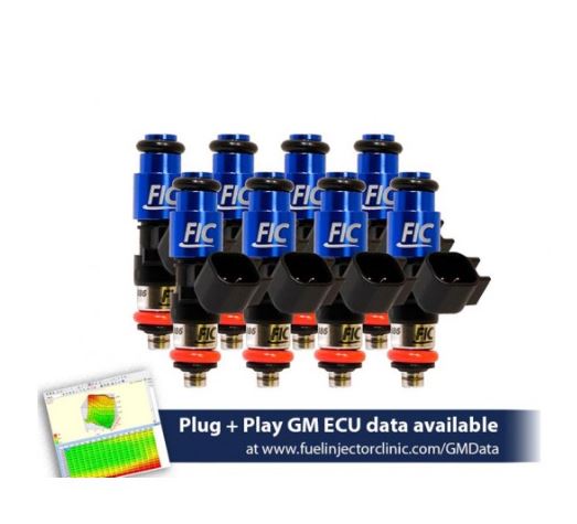 1200cc-D (130 lbs/hr at OE 58 PSI fuel pressure) FIC Fuel Injector Clinic Injector Set for LS2 engines (High-Z)