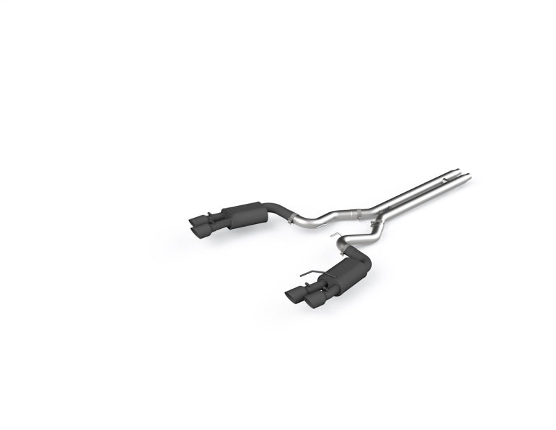 MBRP Pro Series 3" Cat Back Exhaust Quad Black Tips Street (2018-2023 Mustang GT)