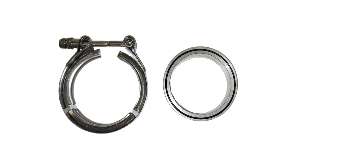 S400 80mm or 86mm T6 Turbo Compressor Housing Outlet Flange / Clamp Ki ...
