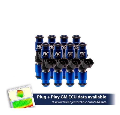 2150cc (240 lbs/hr at OE 58 PSI fuel pressure) FIC Fuel Injector Clinic Injector Set for LS2 engines (High-Z)