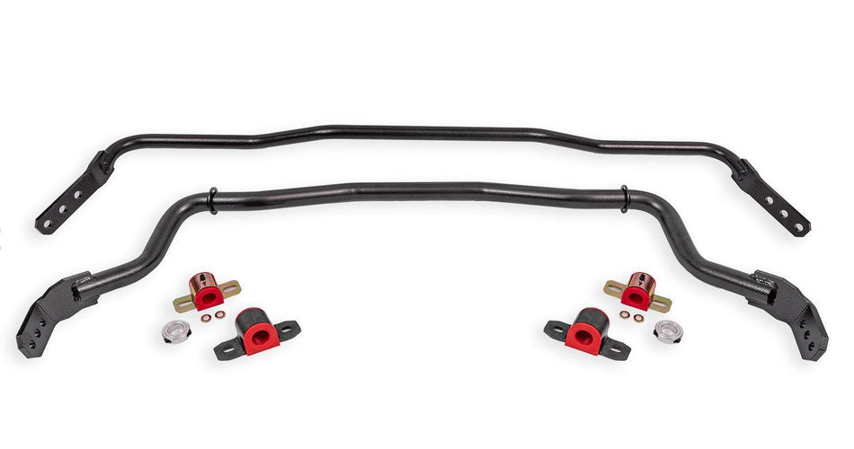 BMR 2015-2023 Mustang S550 -SB043 - Sway Bar Kit With Bushings, Front (SB044), Rear (SB045)