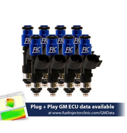 775cc (85 lbs/hr at OE 58 PSI fuel pressure) FIC Fuel Injector Clinic Injector Set for LS1/LS6 engines (High-Z)