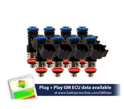 850cc (94 lbs/hr at OE 58 PSI fuel pressure) FIC Fuel Injector Clinic Injector Set for LS3, LS7, LSA, L76, L92, and L99 engines (High-Z) Previously 770cc