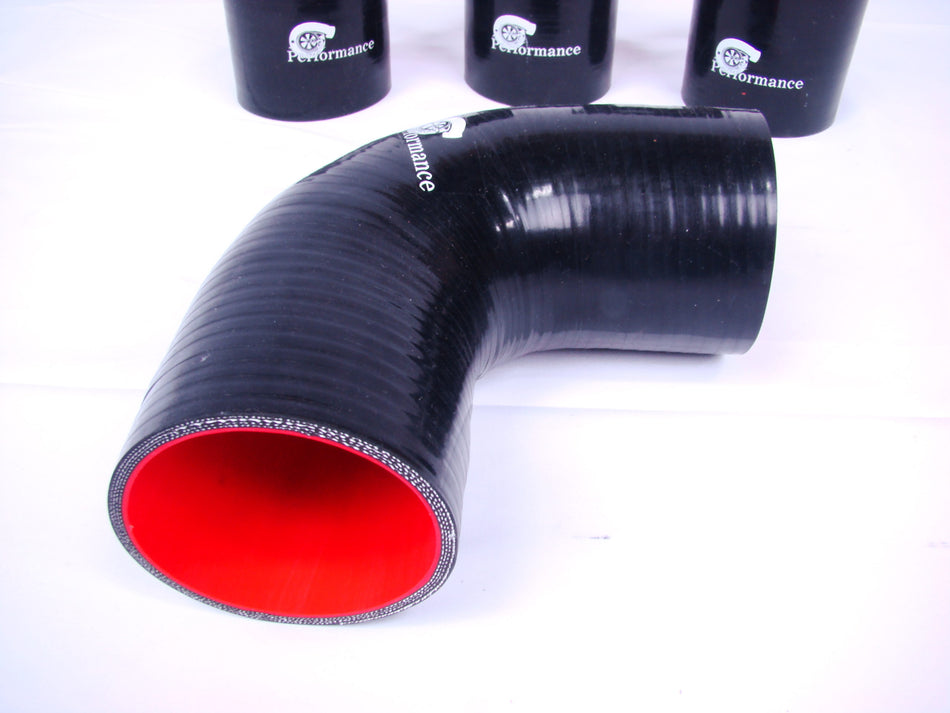 3.0" 90 Degree 5 Ply Silicone Coupler