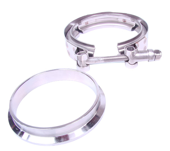 4.0" Downpipe V-Band Flange / SS Clamp Kit