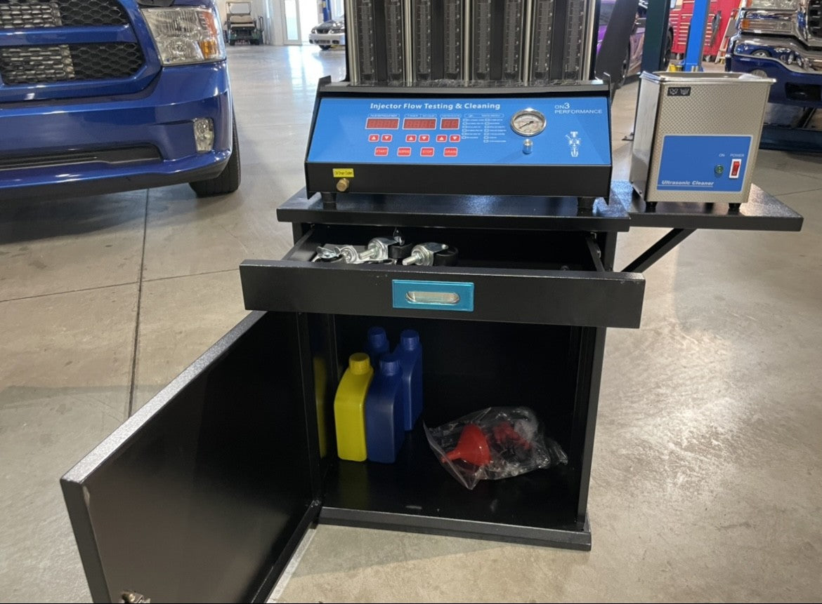 Injector Flow Testing Bench / Injector Ultra Sonic Cleaner - 8 Cylinde ...