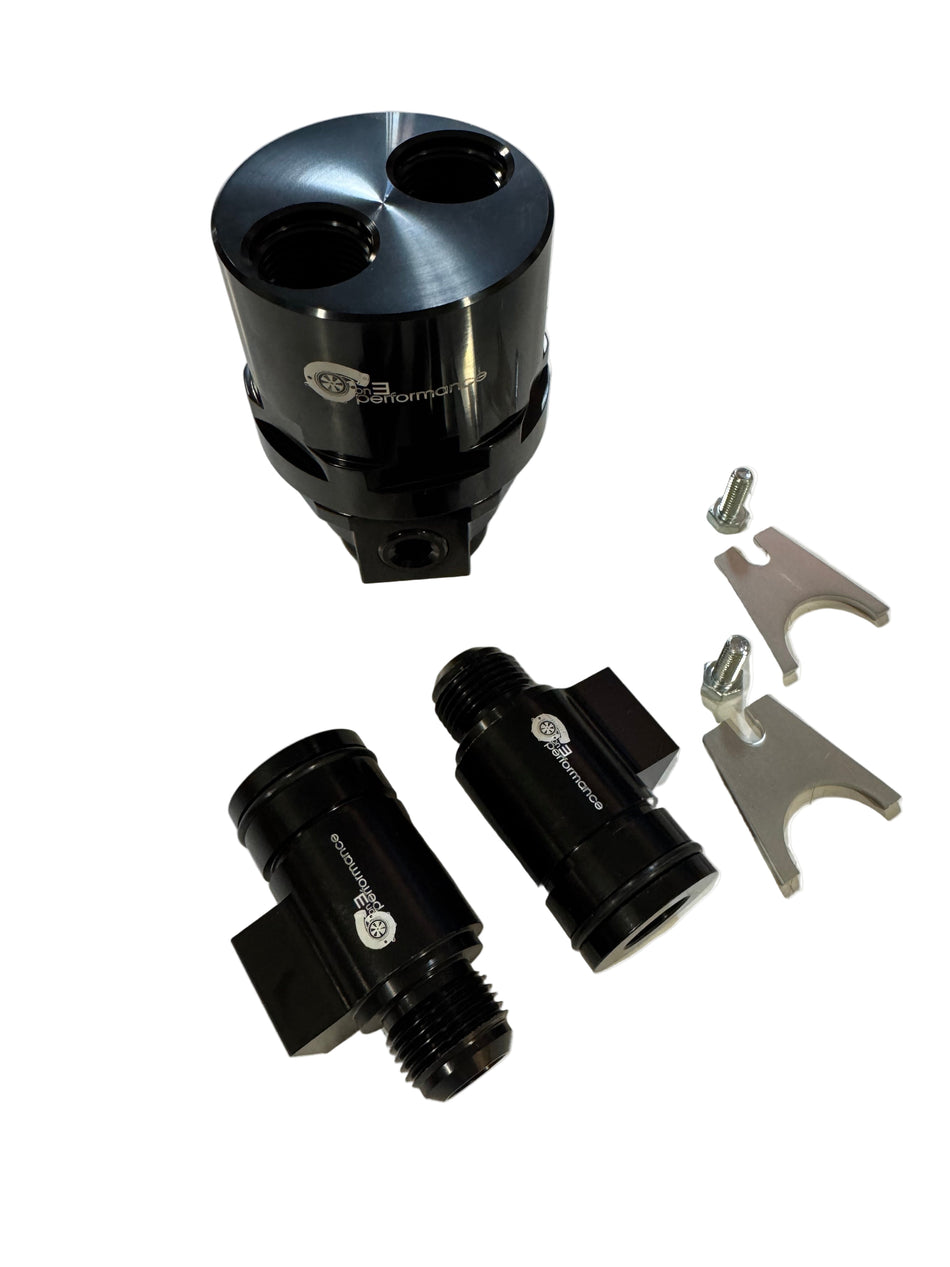 Coolant Crossover Delete - 2 Port (99-04 Mustang Cobra 4v)