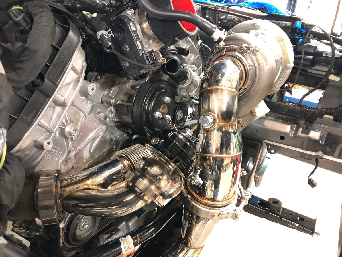 (2015-2023) Mustang GT 5.0 Coyote Single Turbo System – On3 Performance