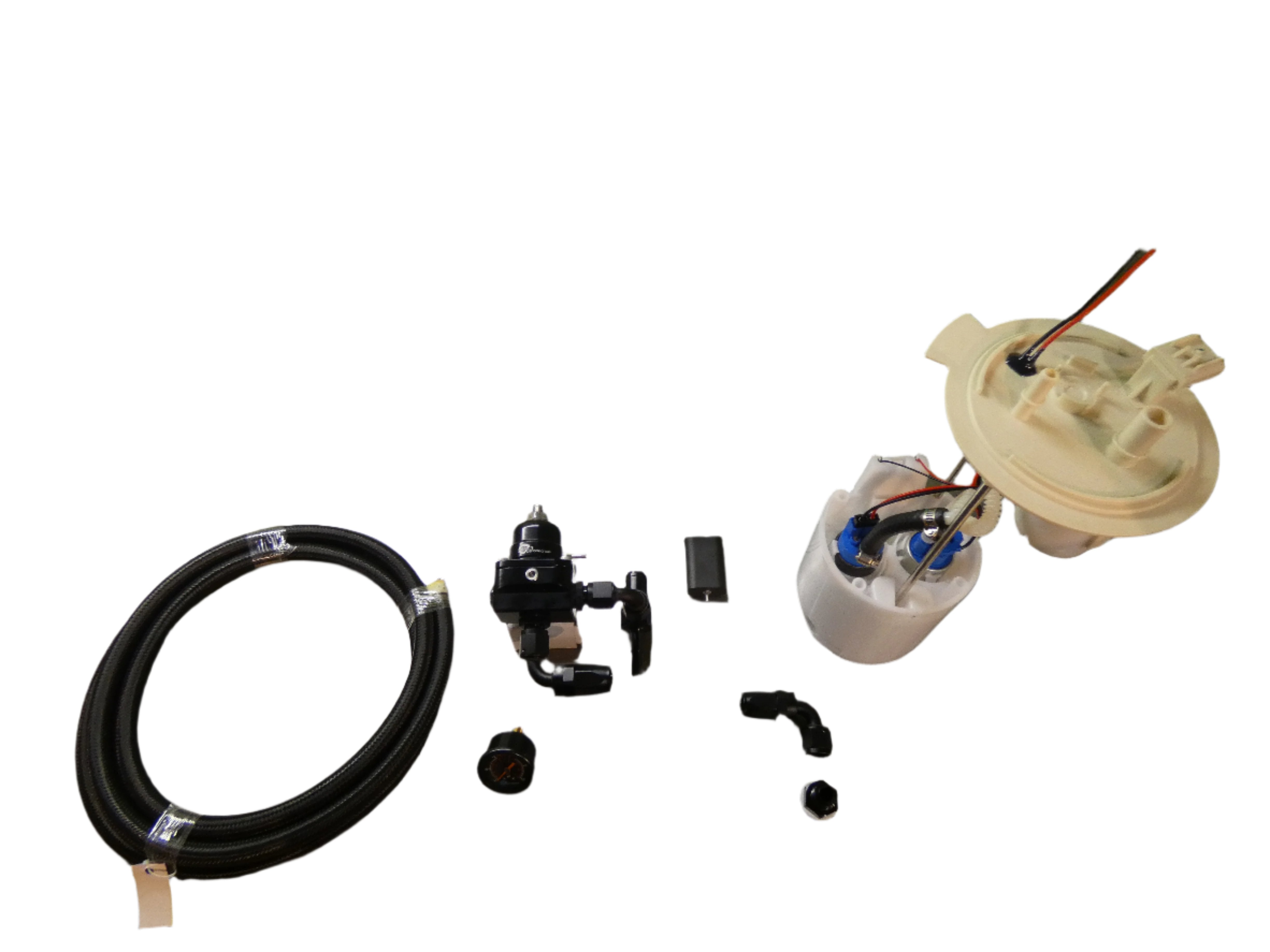 On3 Performance Dual-Pump Return-Style Fuel System (Stock Rails), 525/320lph for 2011-2017 Ford F-150 (5.0L V8)