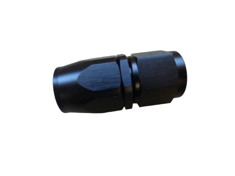 10an Straight Hose End- Black