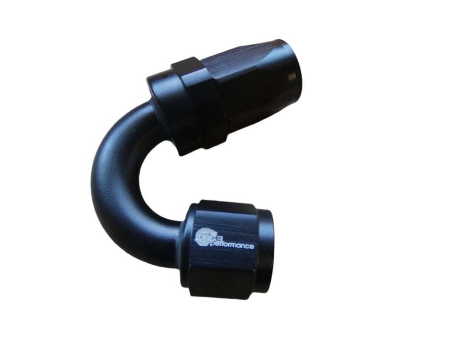 8an 150° Hose End- Black