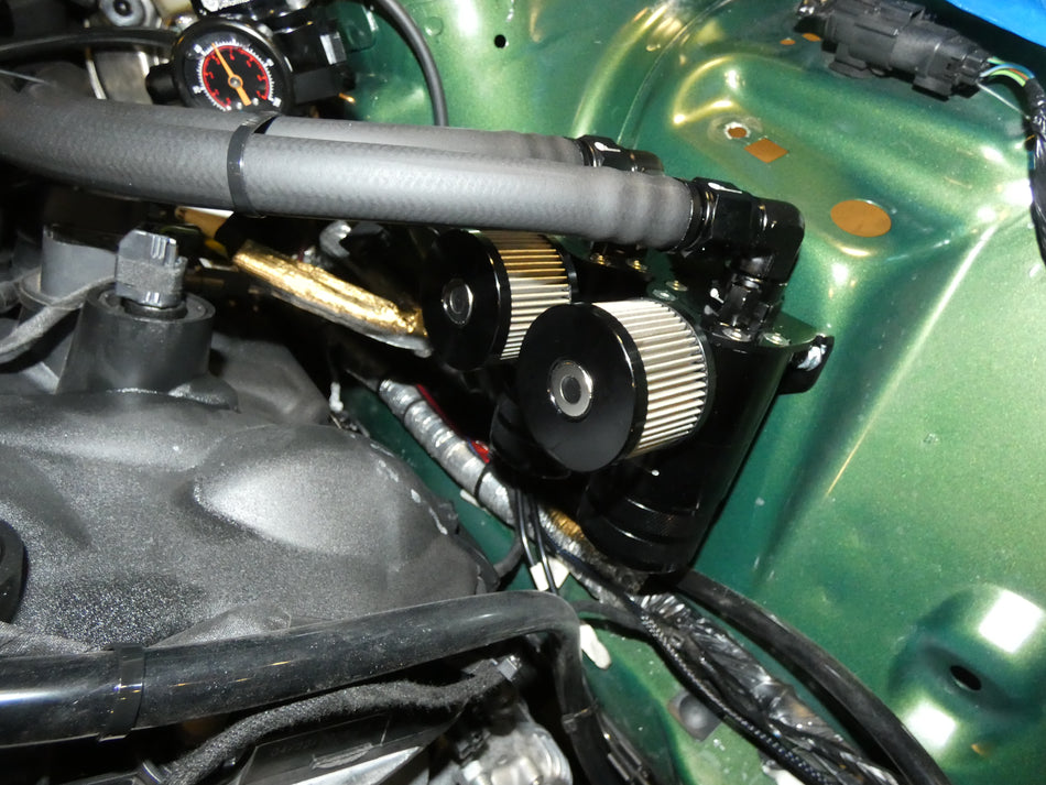(2015 - 2023) Mustang GT Mid Mount Catch Can Kit