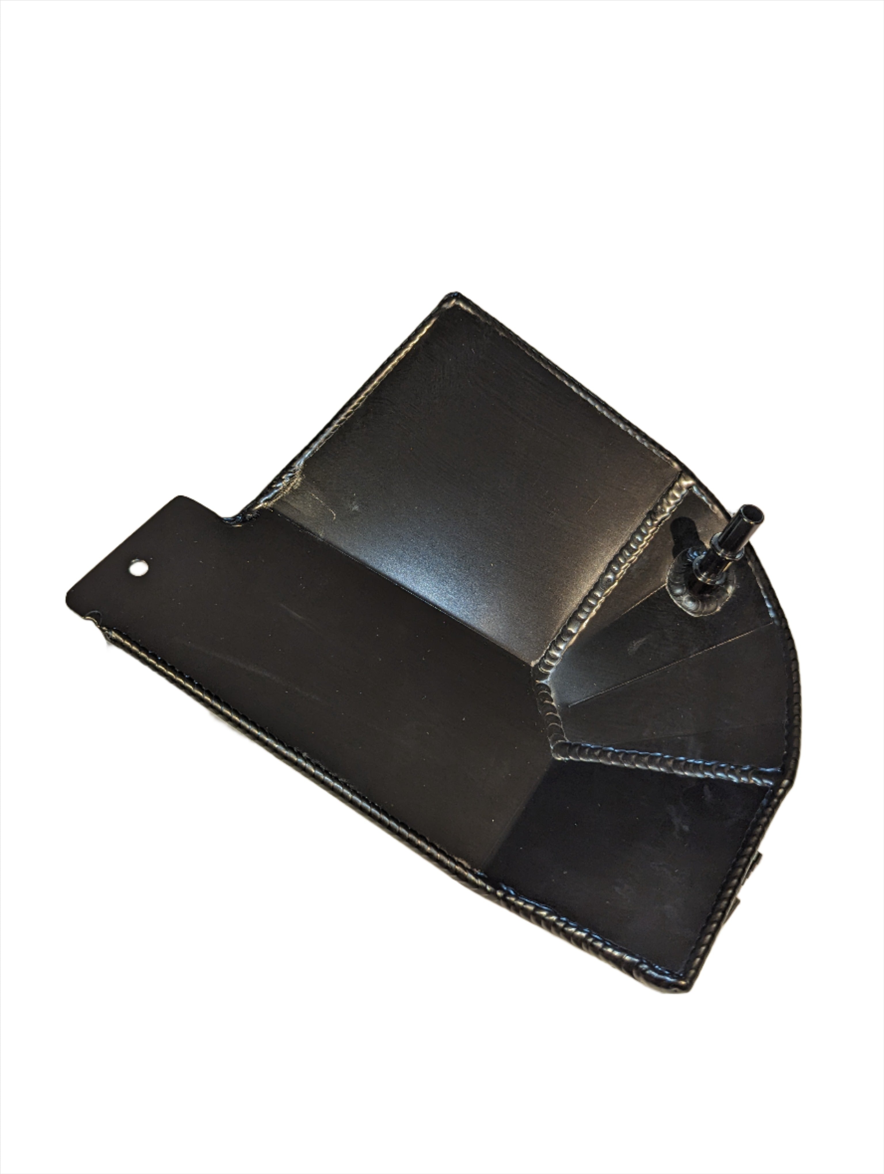 DNA MOTORING Aluminum Coolant Overflow Tank For 2006-2010 Dodge Charger - Natural Finish