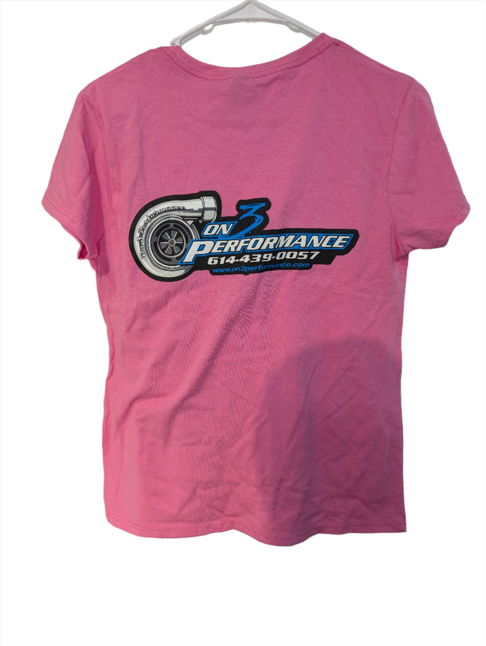 On 3 Performance Womens Light Pink Shop T-Shirt