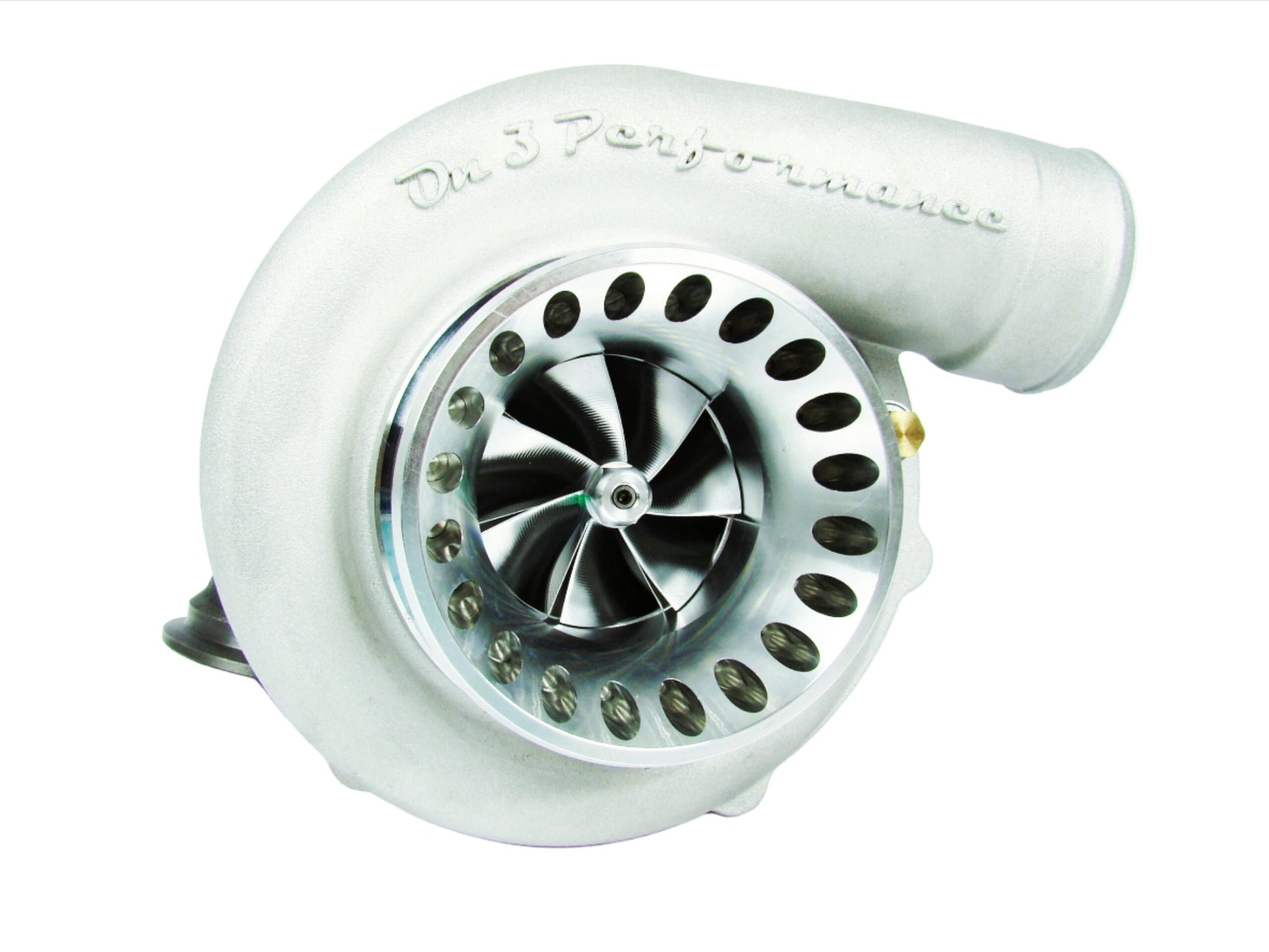 6766x Turbocharger -*Oil-Less* T4 V-Band Billet Wheel / Dual Ceramic B ...